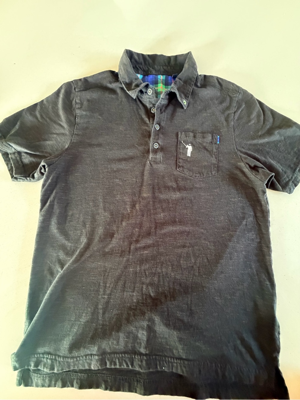 William Murray Men’s Black Short-Sleeve Polo